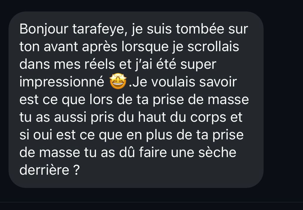 DM abonnée Instagram