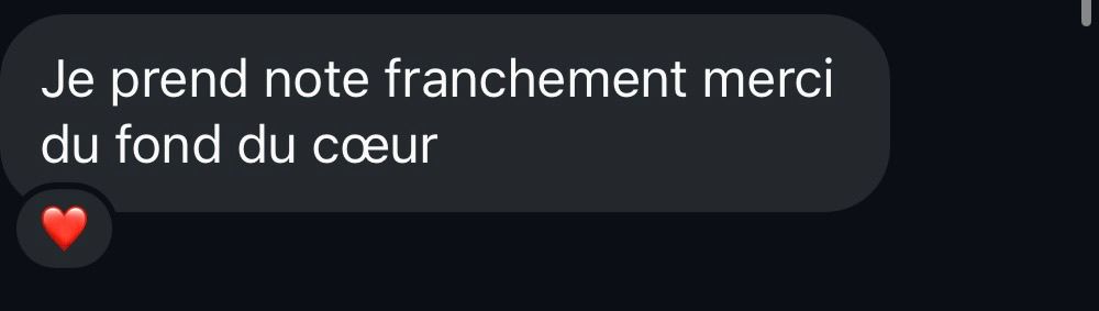 DM abonnée Instagram